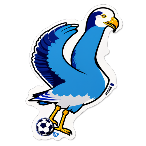 Sticker ya Seagull ya Brighton & Hove Albion