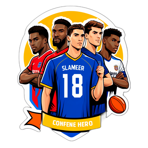 Konferenssisankari-paita, jossa pelaajien nimet