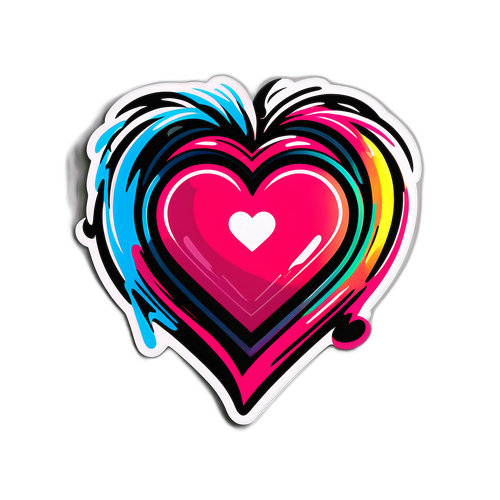 Adesivo de Coração Acelerado