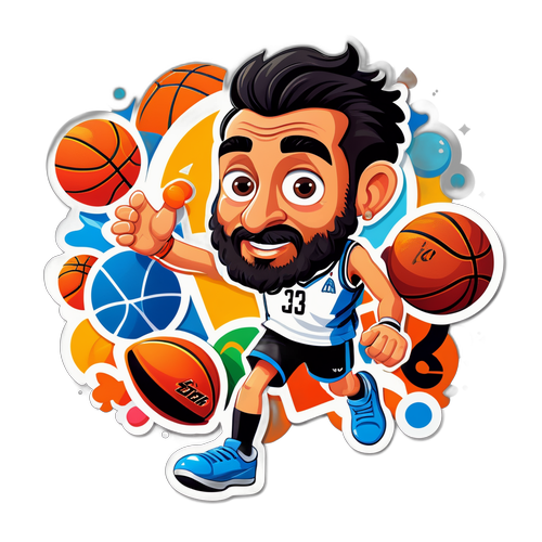 יוסי אבוקסיס חוגג על המגרש