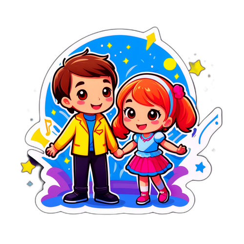 Péterffy és Lili a színpadon