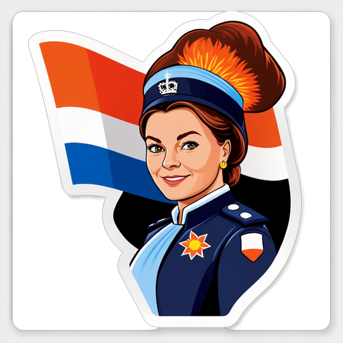 Ontdek de Krachtige Uitstraling van Carola Schouten: Politieke Trots in Stickerformaat!