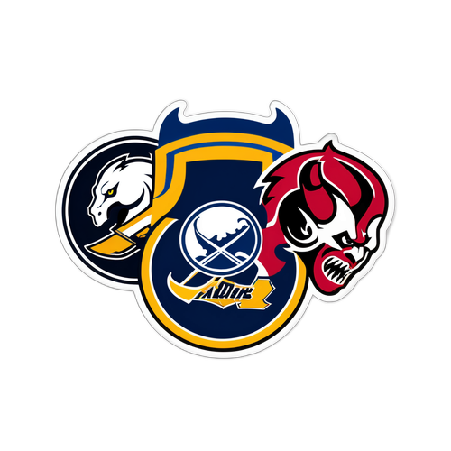 Hockey Rivalry Design: Sabres vs Devils