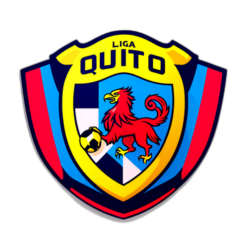 Diseño de Calcomanía: Escudo de Liga de Quito