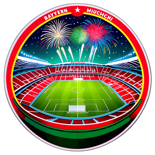 Stadium Bayern Munich yang Berwarna-warni