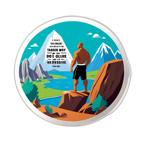 Inspirerende Quote van 'The Rock'