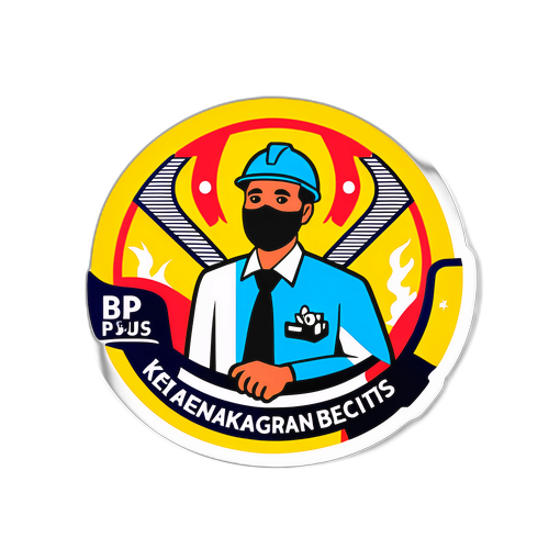 Stiker Simbolik BPJS Ketenagakerjaan