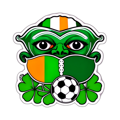 Sticker ya Soka ya Ireland na Senegal