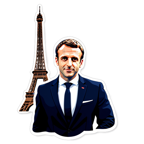 Napakahalatang Oda ng Pagsuyo: Emmanuel Macron sa Harap ng Eiffel Tower!