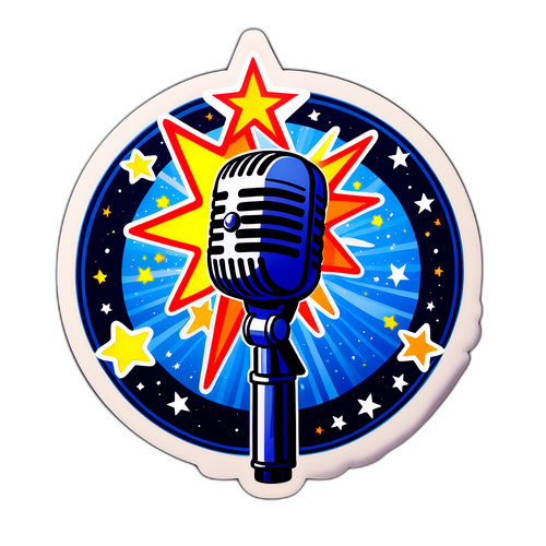 Microphone de compétition pour l'Académie des Éliminations