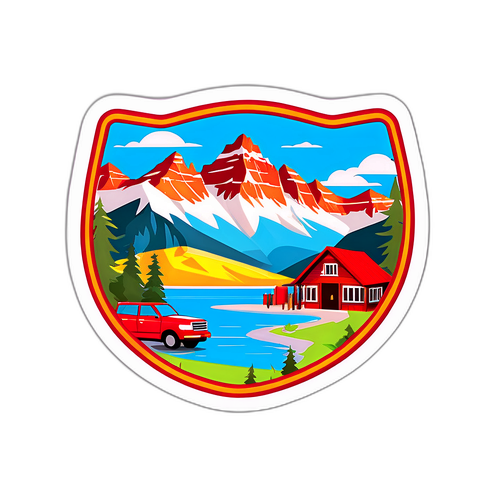 कनाडाई लोकप्रिय यात्रा स्थलों का स्टिकर