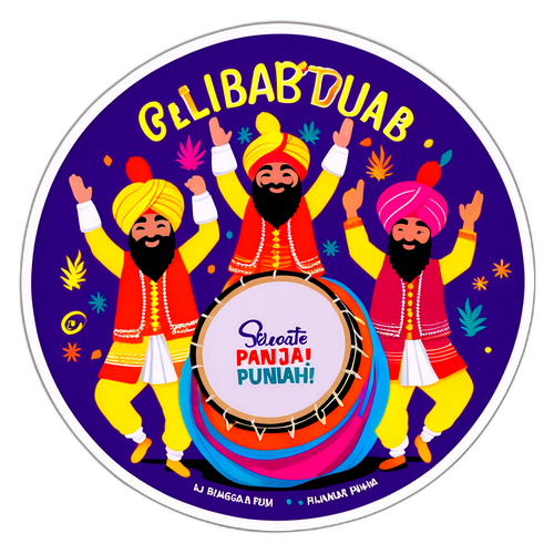 पंजाबी संस्कृति-थीम वालाSticker