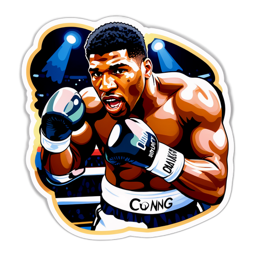 Портрет Ентоні Джошуа у бою