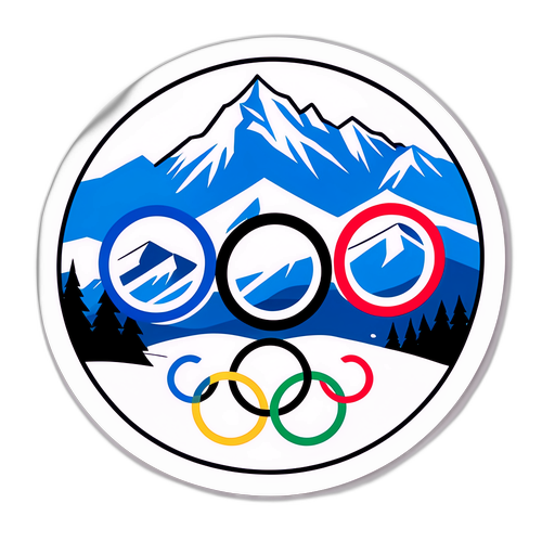 Vinter-OL 2026 Stickers Design