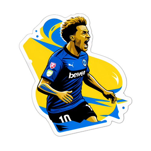 Autocolant cu Fotbal