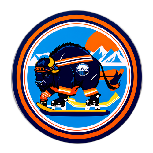 Дизайн с логотипами Буффало и Эдмонтона