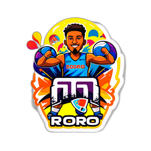 Sticker Sport.ro cu logo spectaculos