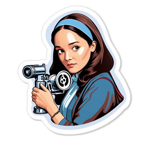 Stiker Seni Vintage Olivia Hussey