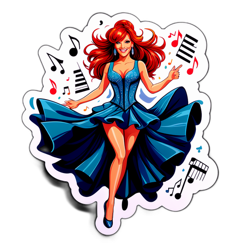 Lebhafte Sticker von Andrea Berg