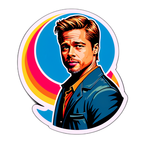 Brad Pitt v retro stylu