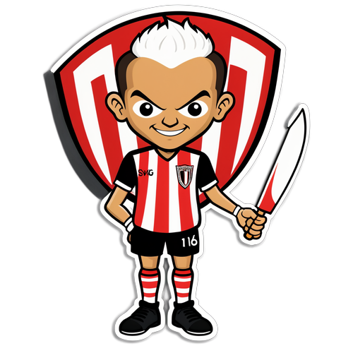 Sticker ya Mchoro wa Sheffield United