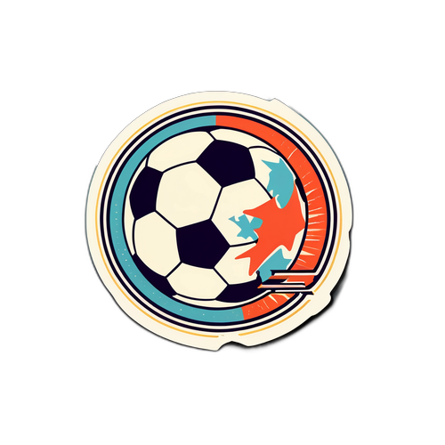Eski Futbol Temalı Sticker