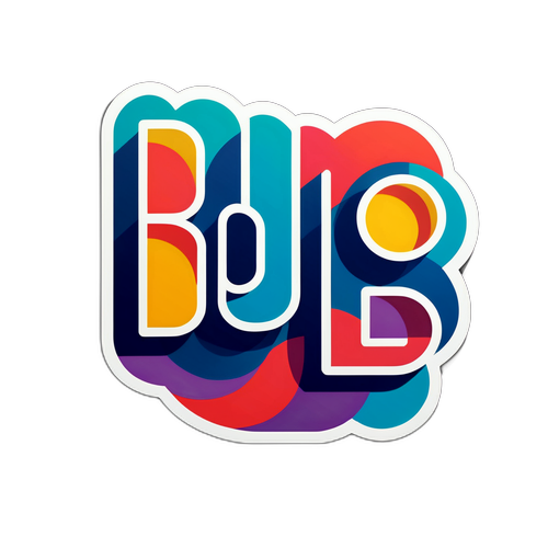 Minimalist na Disenyo ng Salitang 'BOLD'