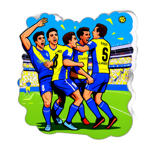 Sticker yenye Mchanganyiko wa Villarreal dhidi ya Oviedo