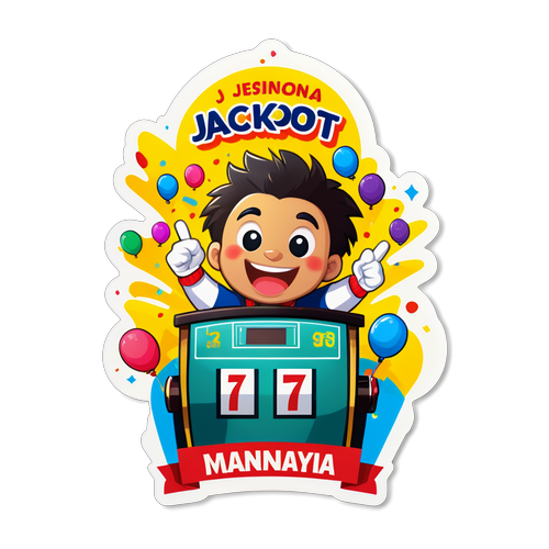 Stiker Pemenang Jackpot