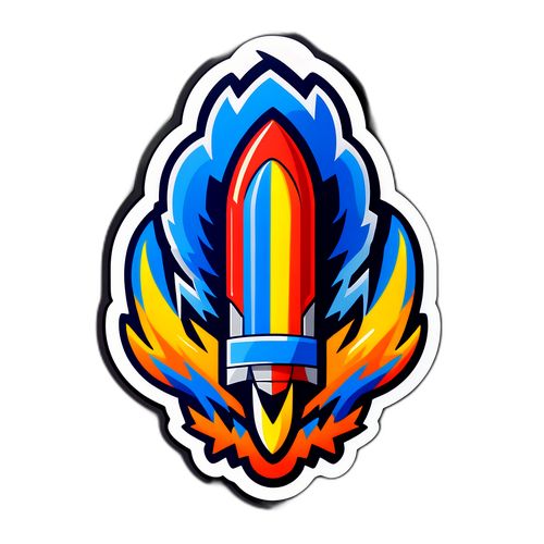 Gök Gürültüsü ile Roketsan Maçını Sembolize Eden Bir Sticker