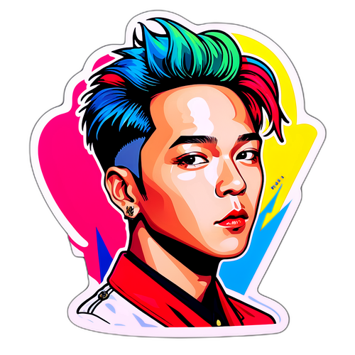 Stiker Menghormati G-Dragon