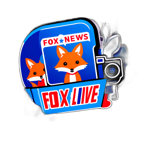 Fox News Live Klistermærke