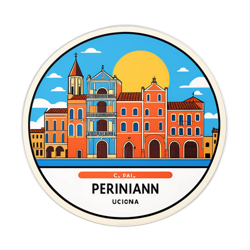 Sticker de la ville de Perpignan