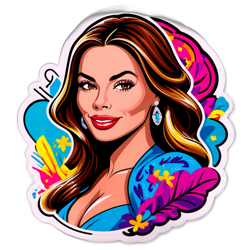 Autocollant vibrant de Sofia Vergara