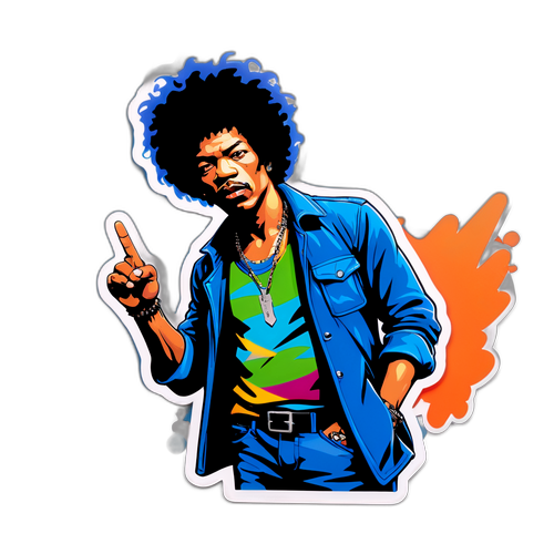 Cooler Sticker von Jimi Blue Ochsenknecht in urbaner Umgebung