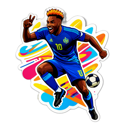 Sticker yenye nguvu ya Hugo Ekitike