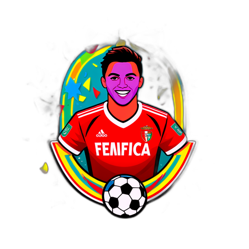 Sticker ya Benfica ya Sherehe