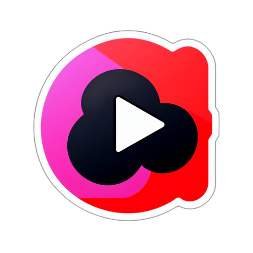 Minimalistic YouTube TV Sticker