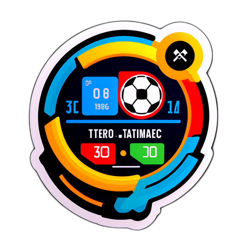 Live-Übertragungs Sticker für Fußball