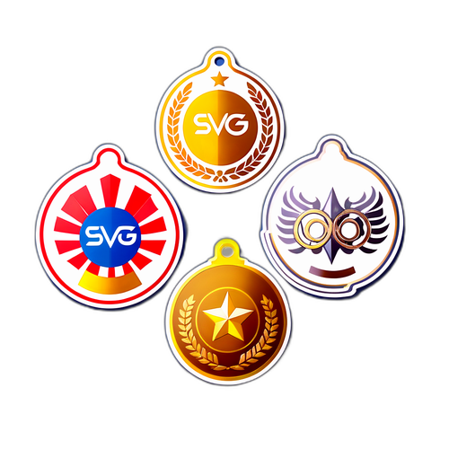 겨울 올림픽 메달 랭킹 스티커