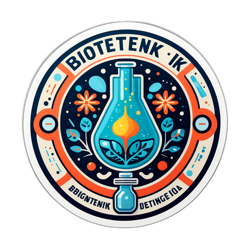 Sticker con diseño vintage de Biotenk