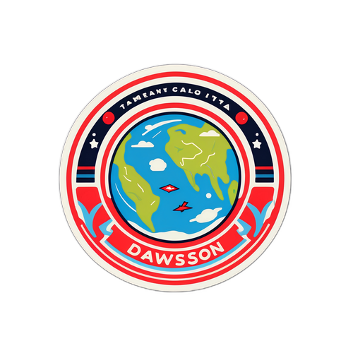Samolepka inspirovaná světem Dawsona