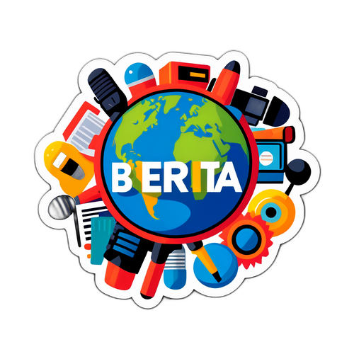 Stiker Berita Media