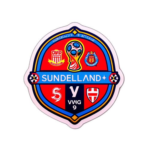 선더랜드와 아스날의 경기 스티커