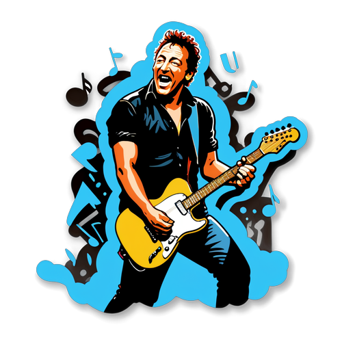 Uforglemmelig Konsertopplevelse: Bruce Springsteen i Livlig Kunstverk!