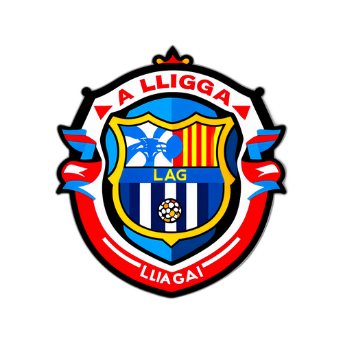 Elegantes Logo von La Liga