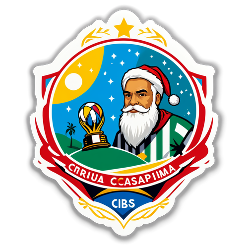 Sticker representando a história e conquistas de Criciúma