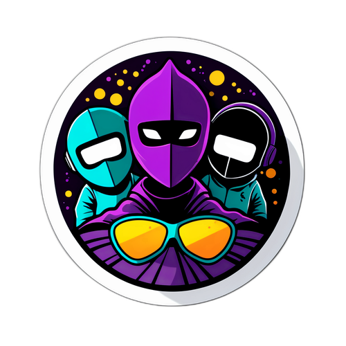 Sticker ya Mchezo wa Squid