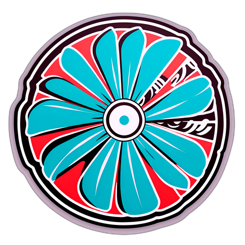 สติ๊กเกอร์ดอกไม้สวยงาม