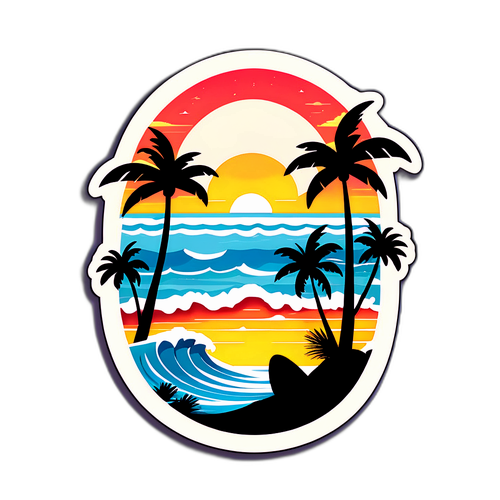 Sticker von Bali – Schönheit der Strände und Sonnenuntergänge